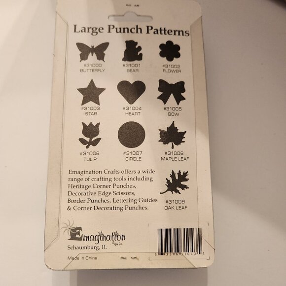 Floral Shape Large Hole Punch Emagination paper Scrapbook Flower - Picture 5 of 5